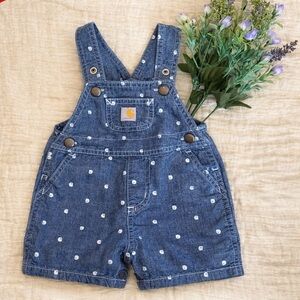 Carhartt Polka Dot Denim Kids Overalls